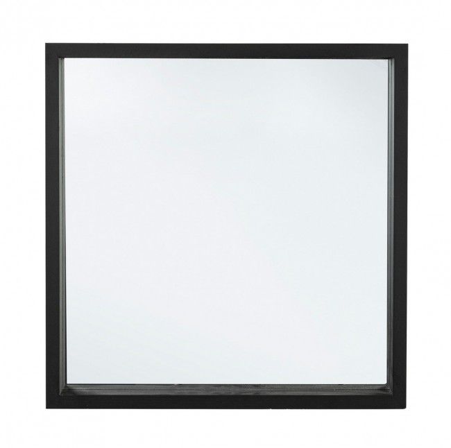 SPECCHIO C-C TIZIANO QU NERO 52X52