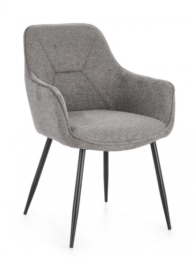 SEDIA C-BR CORA SPOT NERO/GRIGIO SCURO