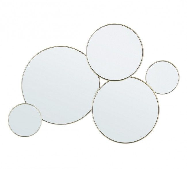 SPECCHIO C-C CONNERY IRR ORO 80X53H