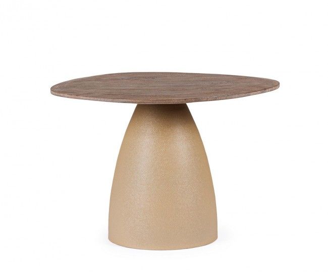 TAVOLINO STANLEY TOP RUSTIC BROWN 60