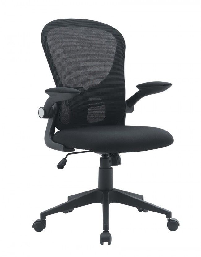 POLTRONA UFF. C-BR KEMPTON NERO