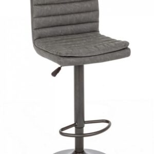 SGABELLO BAR CONNOR GRIGIO SCURO VINTAGE