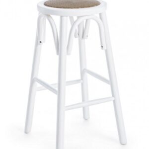 SGABELLO BAR CIRCLE BIANCO