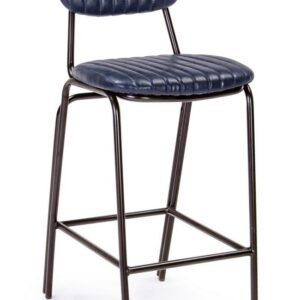 SGABELLO BAR DEBBIE BLU VINTAGE