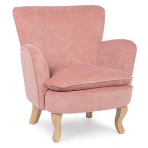 POLTRONA CHENILLE ROSA