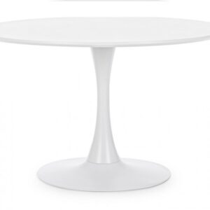 TAVOLO BLOOM BIANCO D120