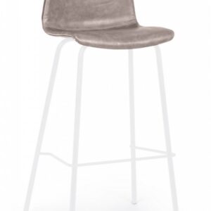 SGABELLO BAR KYRA BIANCO PU BEIGE VINT.