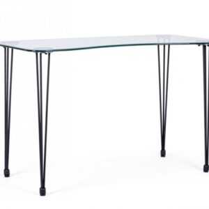 SCRIVANIA RONDO' NERO 120X60