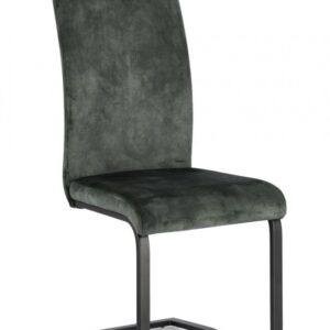 SEDIA KENNETH VELLUTO VERDE SCURO