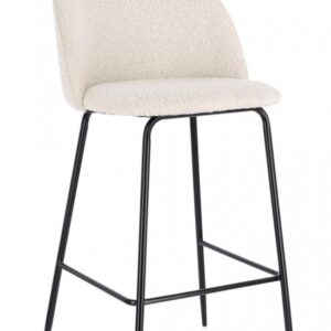 SGABELLO BAR CARRY NERO/AVORIO