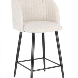 SGABELLO CUCINA QUEEN NERO/AVORIO