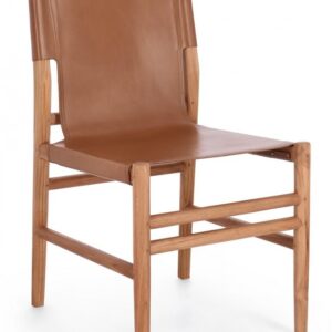 SEDIA CAROLINE COGNAC