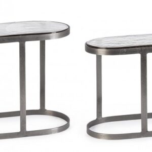 SET2 TAVOLINO ZAYLA OV NICKLE