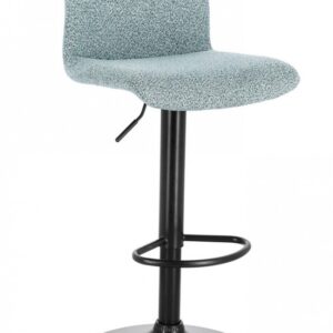 SGABELLO BAR RAFAEL NERO-ACQUAMARINA