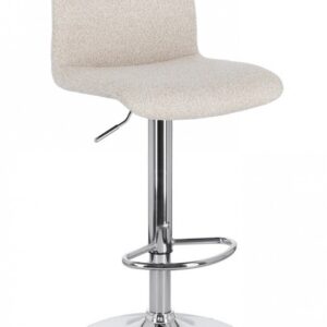 SGABELLO BAR RAFAEL CROMO-BEIGE