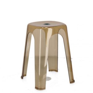 SGABELLO SONNY AMBRA TRASPARENTE