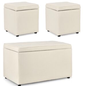 SET3 PANCHINA-2POUF CONT. DERRICK BIANCO