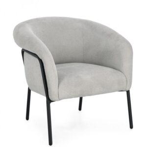 POLTRONA CAMILA GRIGIO CHIARO