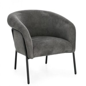 POLTRONA CAMILA GRIGIO SCURO
