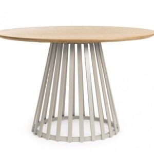 TAVOLO CILLIAN D120 WARM GREY/NATURAL