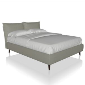 Letto SO POP 160X190 contenitore tessuto sabbia